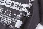Sp5der 555555 Star Graphic T-Shirt - Charcoal / Light Gray - product image 9