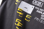 Sp5der 555555 Star Graphic T-Shirt - Charcoal / Light Gray - product image 10