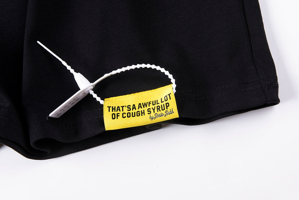 That's A Awful Lot of Cough Syrup Heart Cup Graphic T-Shirt - Black / Light Gray - product image 5