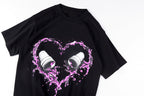 That's A Awful Lot of Cough Syrup Heart Cup Graphic T-Shirt - Black / Light Gray - product image 7