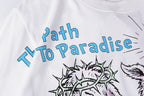 Hellstar Studios The Path to Paradise Lamb Graphic T-Shirt - Light Gray - product image 6