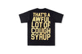 That's A Awful Lot of Cough Syrup Mona Lisa Graphic T-Shirt - Black - product image 2