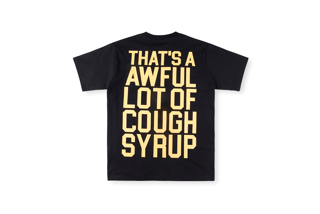 That's A Awful Lot of Cough Syrup Mona Lisa Graphic T-Shirt - Black - product image 2