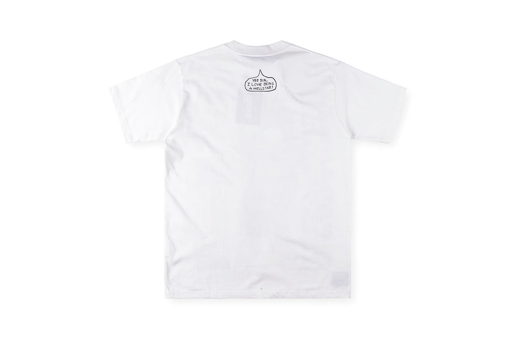 Hellstar Studios Path to Paradise Cartoon Graphic T-Shirt - Light Gray - product image 2