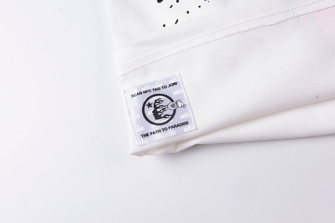 Hellstar Studios Cross and Angel Graphic T-Shirt - Light Gray - product image 4