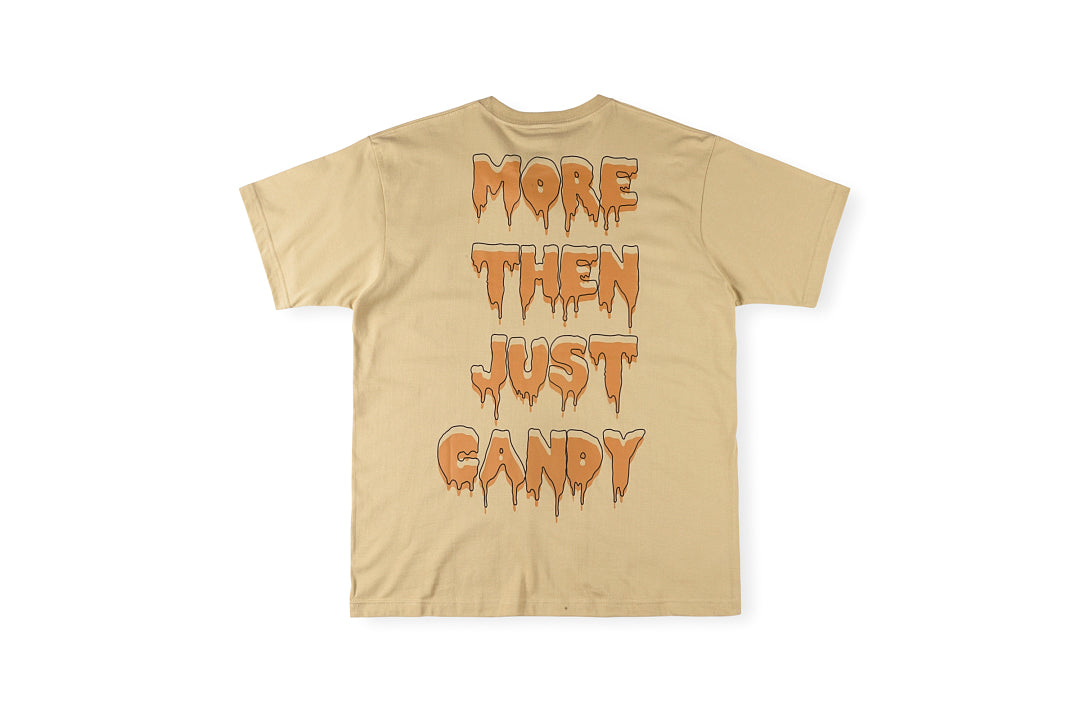 Jellybean Floral Skull Graphic T-Shirt - Beige - product image 2