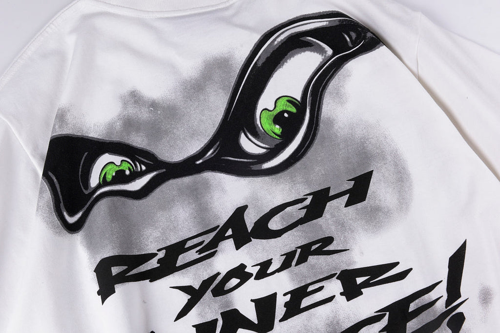 Hellstar Reach Your Inner Peace Om Graphic T-Shirt - Light Gray - product image 11