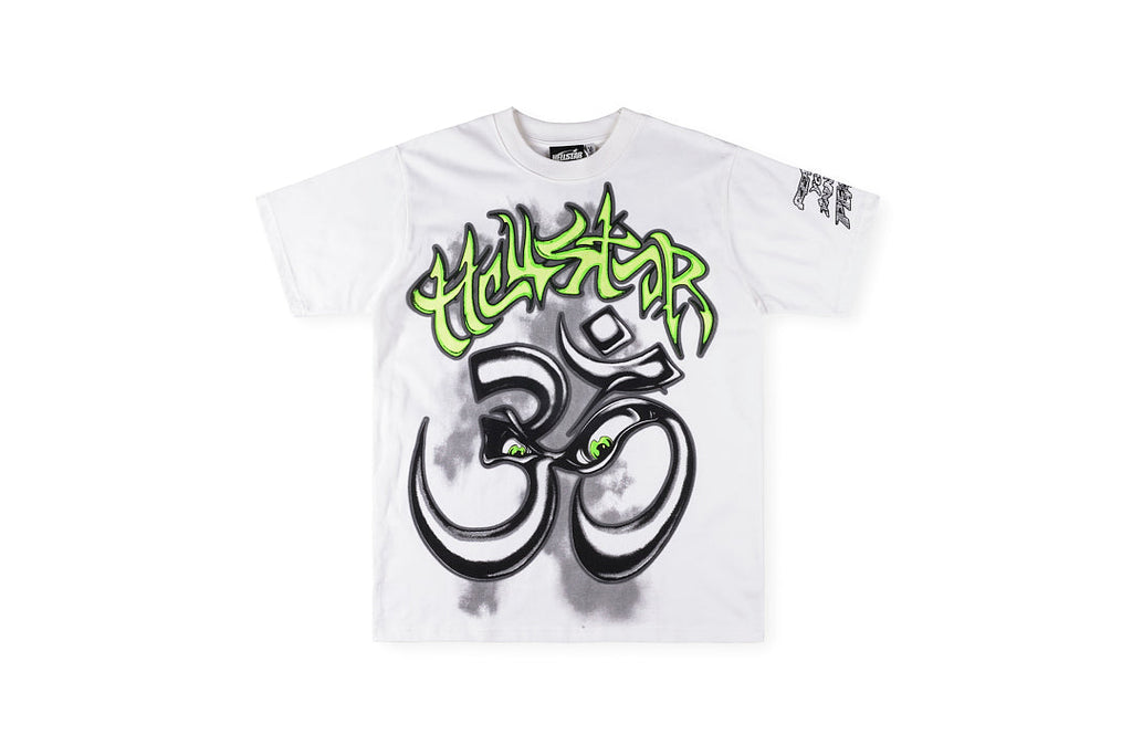 Hellstar Reach Your Inner Peace Om Graphic T-Shirt - Light Gray - product image 1