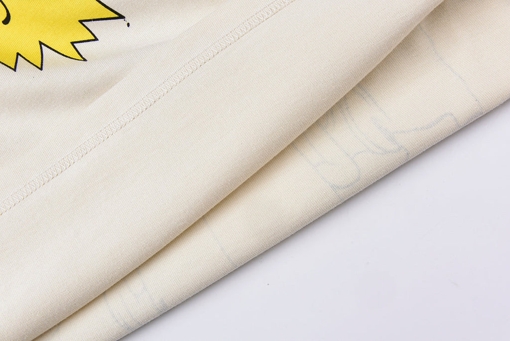 Hellstar Studios Om Eyes Cartoon Graphic T-Shirt - Light Gray Mint - product image 3