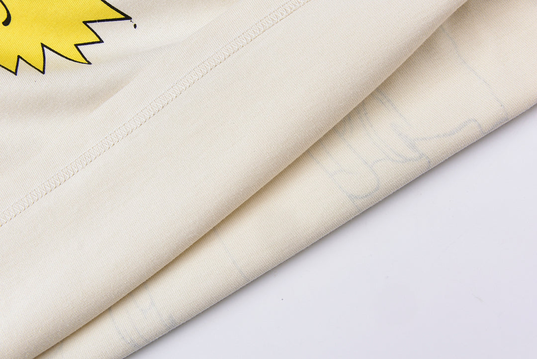 Hellstar Studios Om Eyes Cartoon Graphic T-Shirt - Light Gray Mint - product image 3