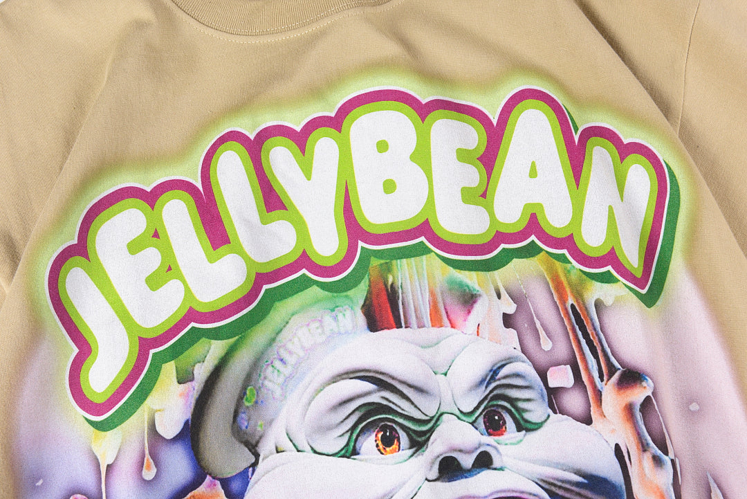 Jellybean Monster Candy Graphic T-Shirt - Beige - product image 5