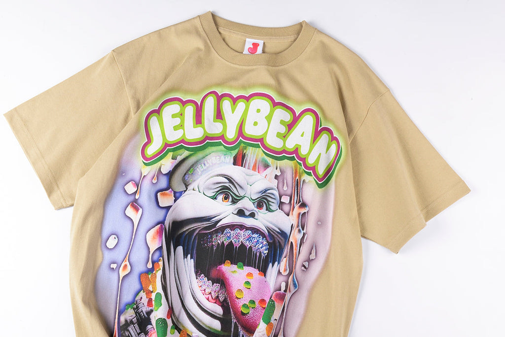 Jellybean Monster Candy Graphic T-Shirt - Beige - product image 8