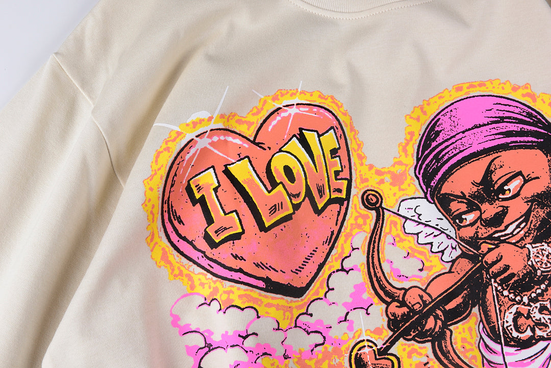 That's A Awful Lot of Cough Syrup Cupid Cup Graphic T-Shirt - Light Gray Mint - product image 5
