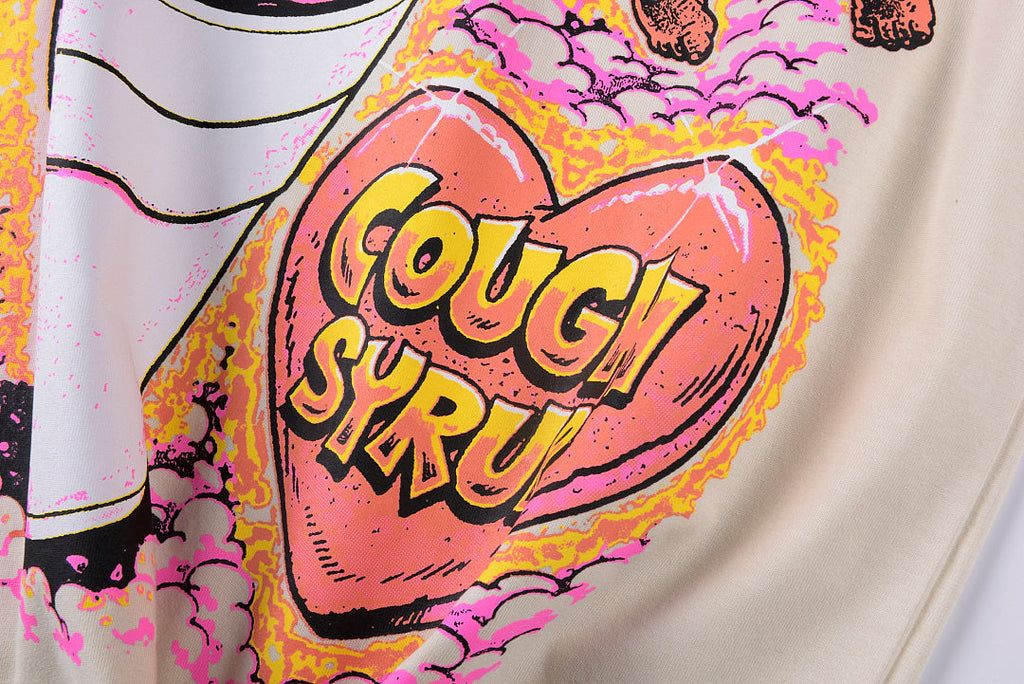 That's A Awful Lot of Cough Syrup Cupid Cup Graphic T-Shirt - Light Gray Mint - product image 6