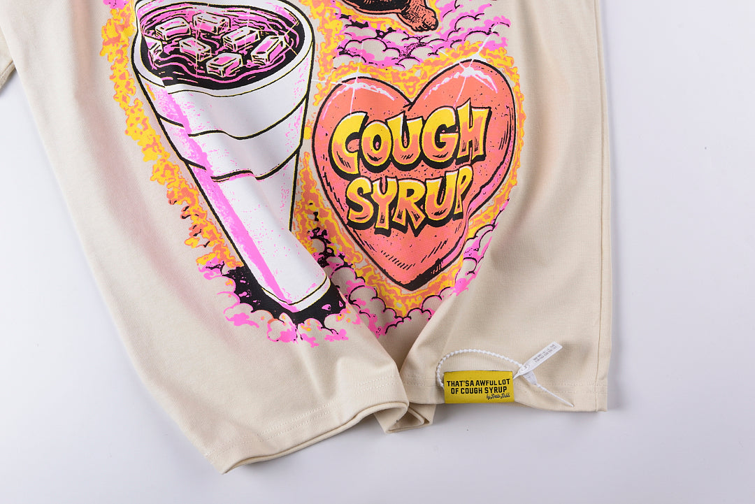 That's A Awful Lot of Cough Syrup Cupid Cup Graphic T-Shirt - Light Gray Mint - product image 8