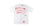 Hellstar Studios Lipstick Scream Portrait Graphic T-Shirt - Light Gray - product image 2