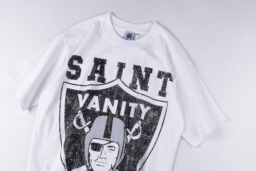 Saint Vanity Shield Logo Graphic T-Shirt - Light Gray - product image 8