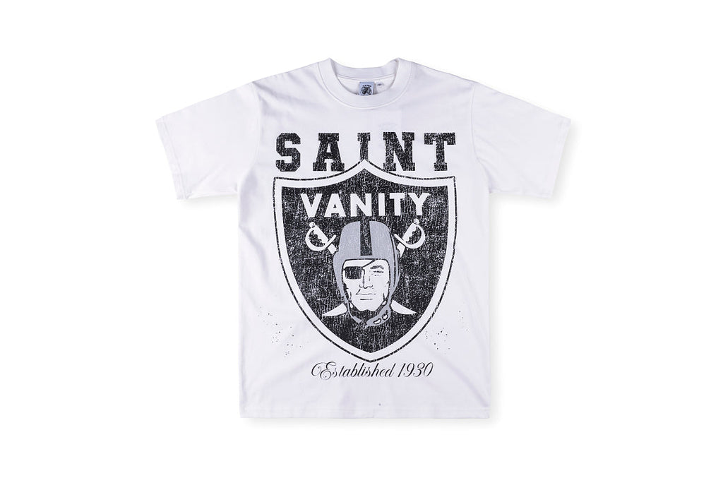 Saint Vanity Shield Logo Graphic T-Shirt - Light Gray - product image 1