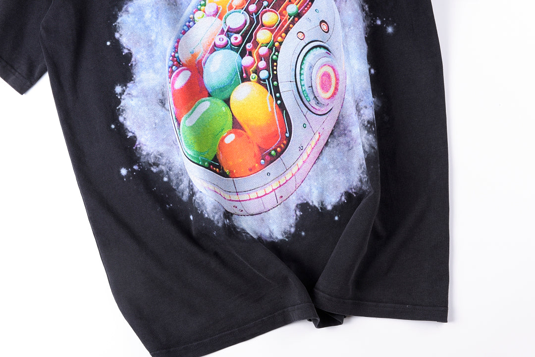 Jellybean Candy Monster Graphic T-Shirt - Charcoal Navy - product image 10
