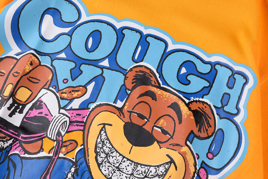 That's A Awful Lot of Cough Syrup Cartoon Bear Graphic T-Shirt - Yellow - product image 6