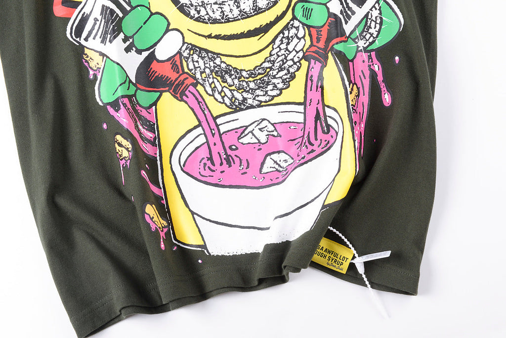 That's A Awful Lot of Cough Syrup Frog Graphic T-Shirt - Yellow - product image 8