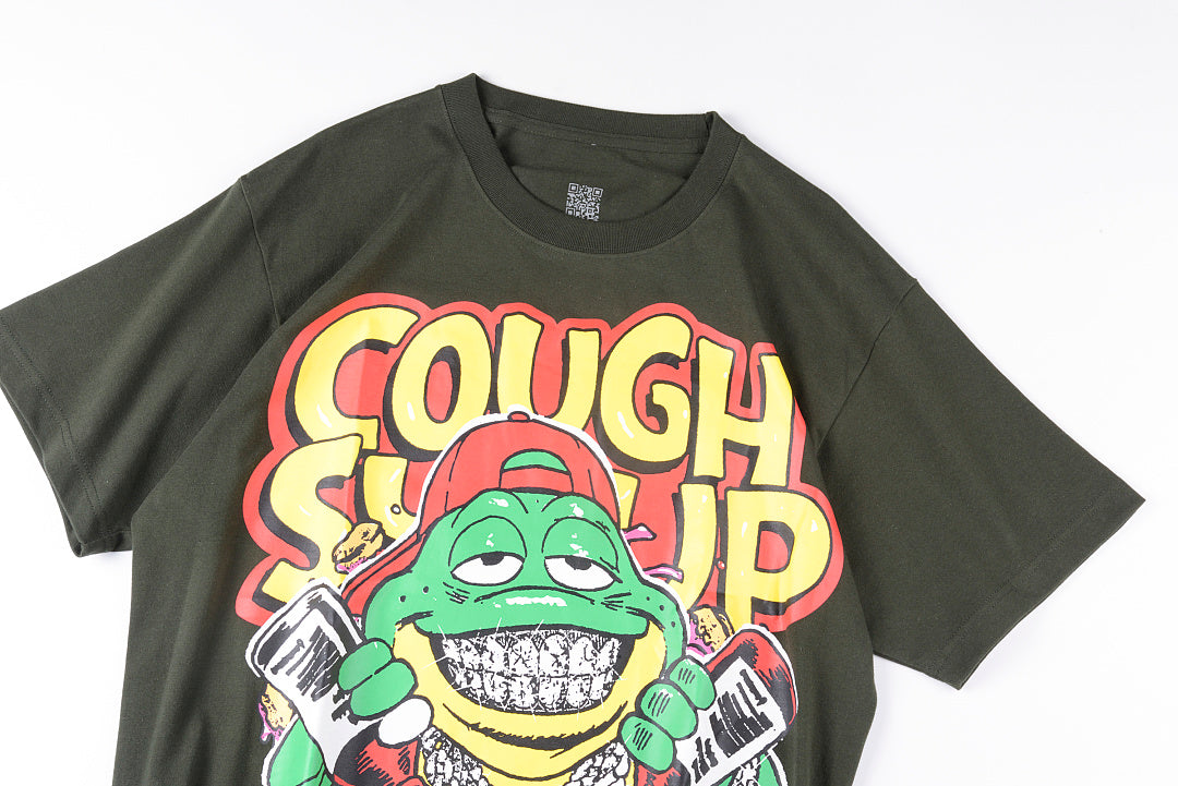 That's A Awful Lot of Cough Syrup Frog Graphic T-Shirt - Yellow - product image 9