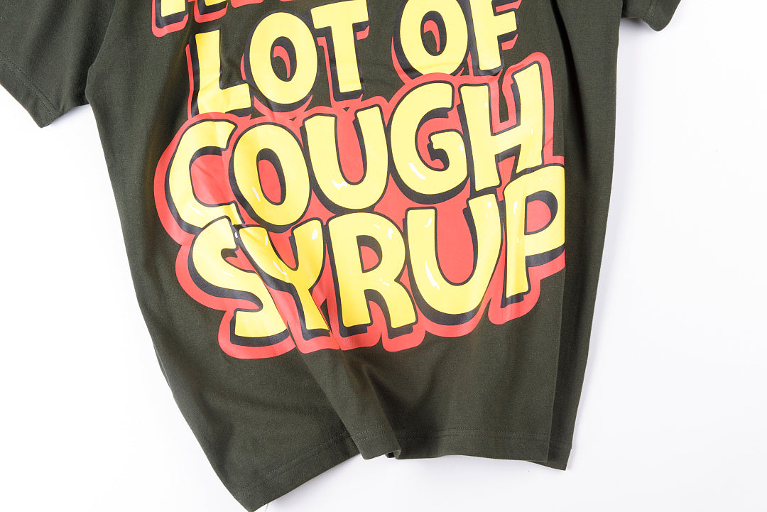 That's A Awful Lot of Cough Syrup Frog Graphic T-Shirt - Yellow - product image 12