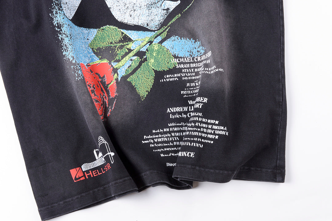 Hellstar Path to Paris Phantom Rose Washed T-Shirt - Charcoal - product image 9