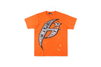 Hellstar H-Star Logo Splatter Graphic T-Shirt - Orange / Light Gray - product image 12