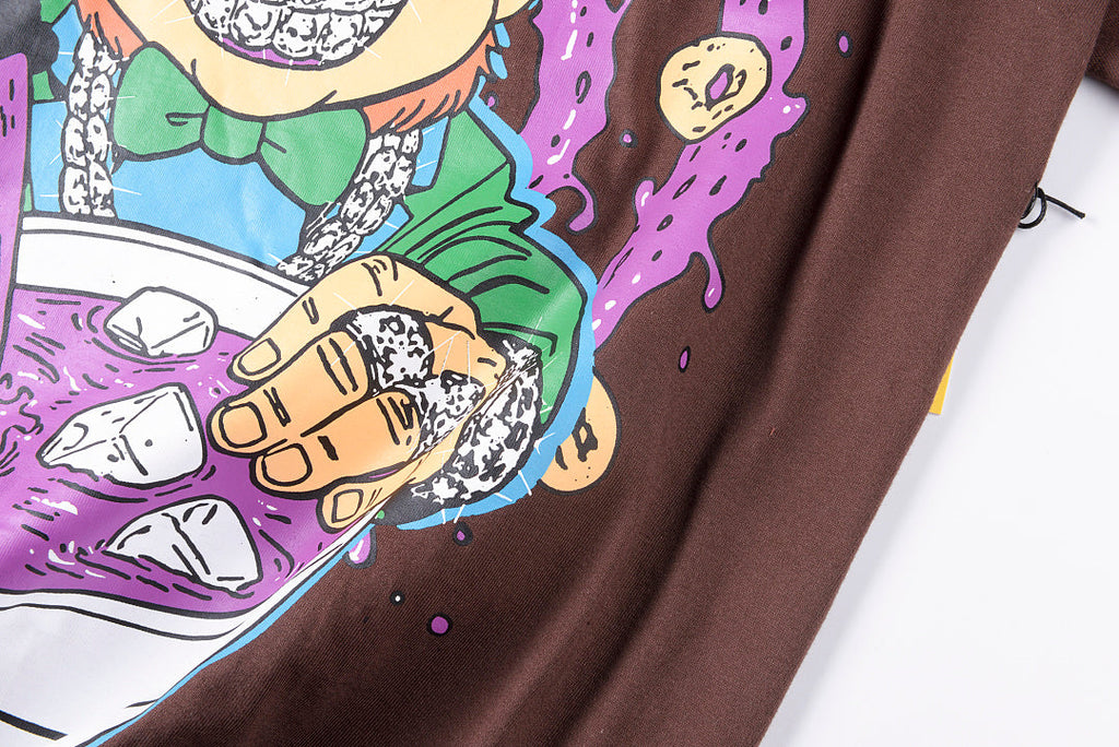 That's A Awful Lot of Cough Syrup Leprechaun Graphic T-Shirt - Burgundy - product image 6