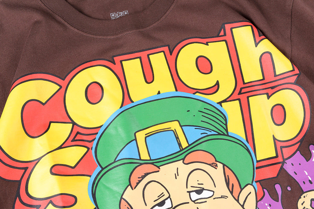 That's A Awful Lot of Cough Syrup Leprechaun Graphic T-Shirt - Burgundy - product image 7