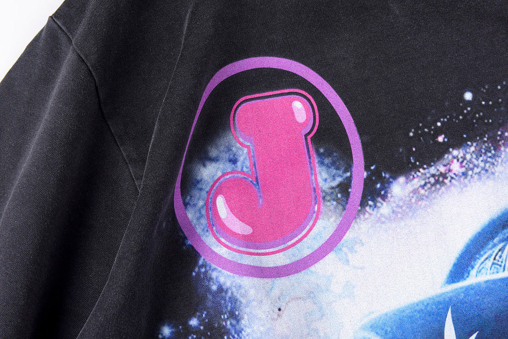 Jellybean Vr Smoker Space Graphic T-Shirt - Charcoal - product image 5