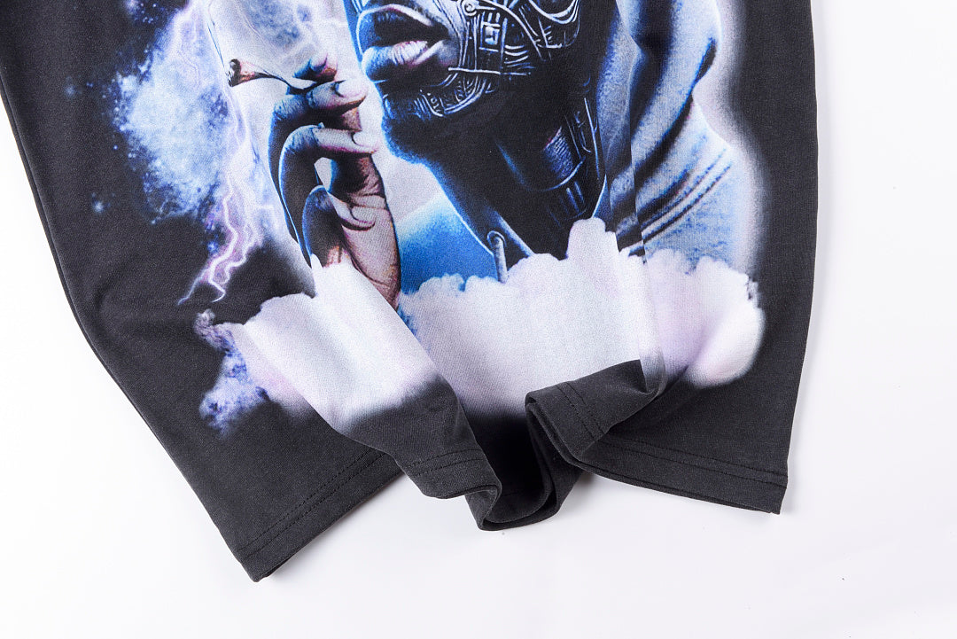 Jellybean Vr Smoker Space Graphic T-Shirt - Charcoal - product image 7