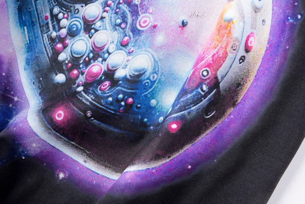Jellybean Vr Smoker Space Graphic T-Shirt - Charcoal - product image 10