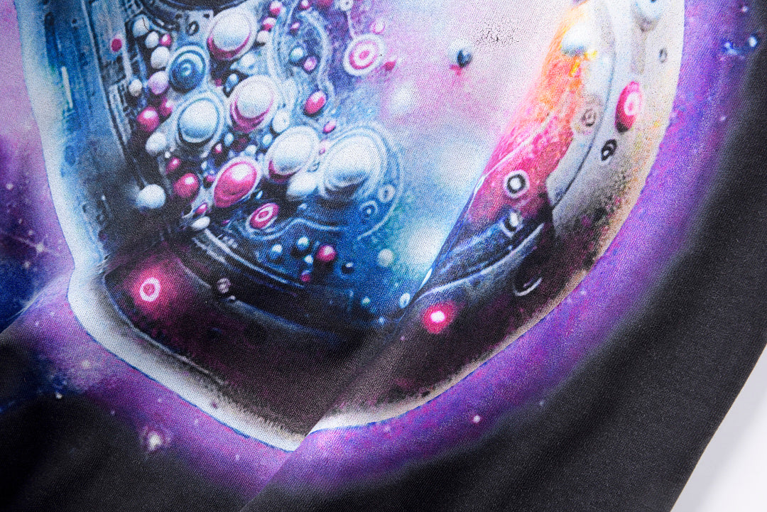 Jellybean Vr Smoker Space Graphic T-Shirt - Charcoal - product image 10
