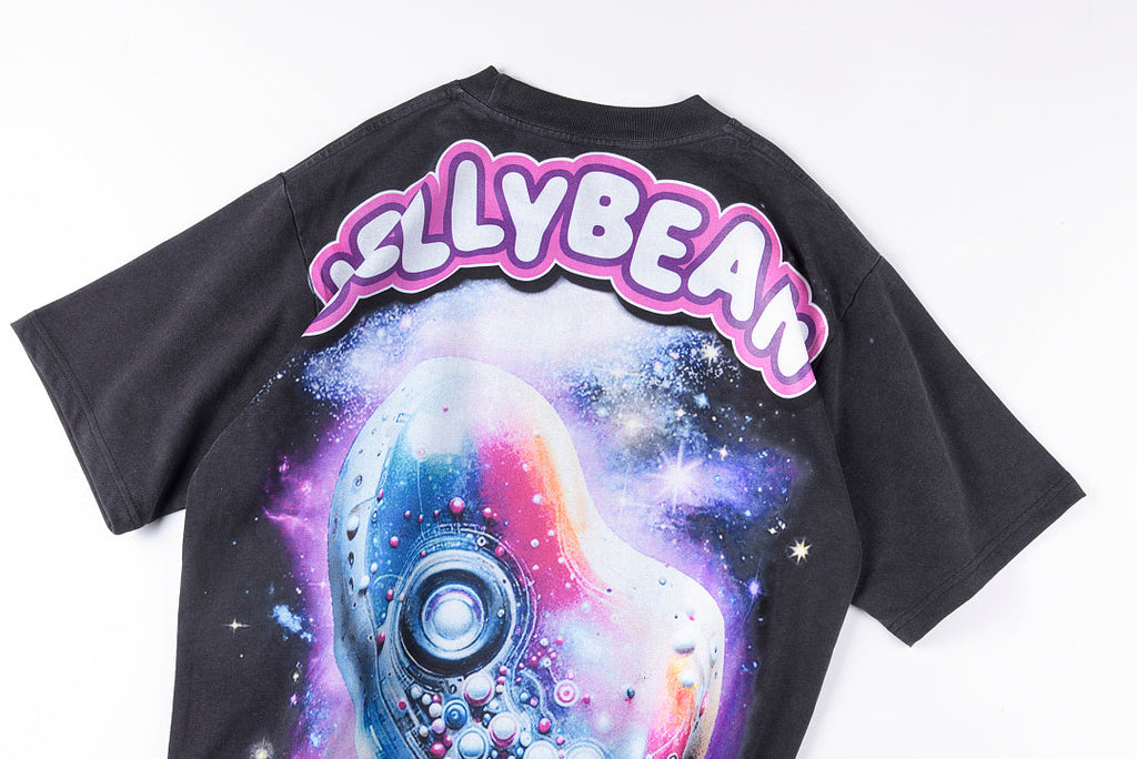 Jellybean Vr Smoker Space Graphic T-Shirt - Charcoal - product image 12