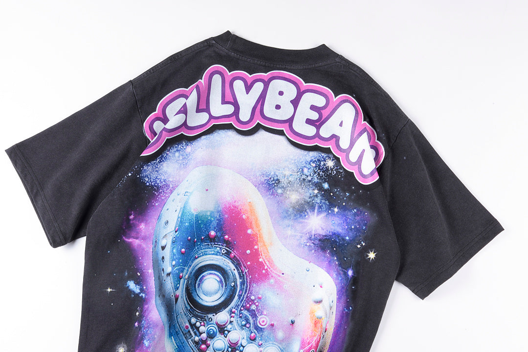 Jellybean Vr Smoker Space Graphic T-Shirt - Charcoal - product image 12