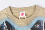 Jellybean Electric Anime Runner Graphic T-Shirt - Cream - product image 4