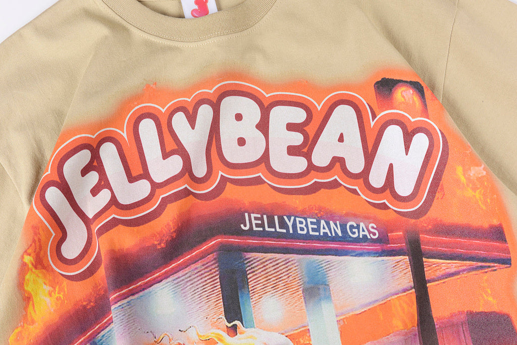 Jellybean Gas Station Racing Graphic T-Shirt - Cream - product image 5