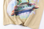 Jellybean Alien Ufo Rider Graphic T-Shirt - Cream - product image 5