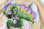 Jellybean Alien Ufo Rider Graphic T-Shirt - Cream - product image 6