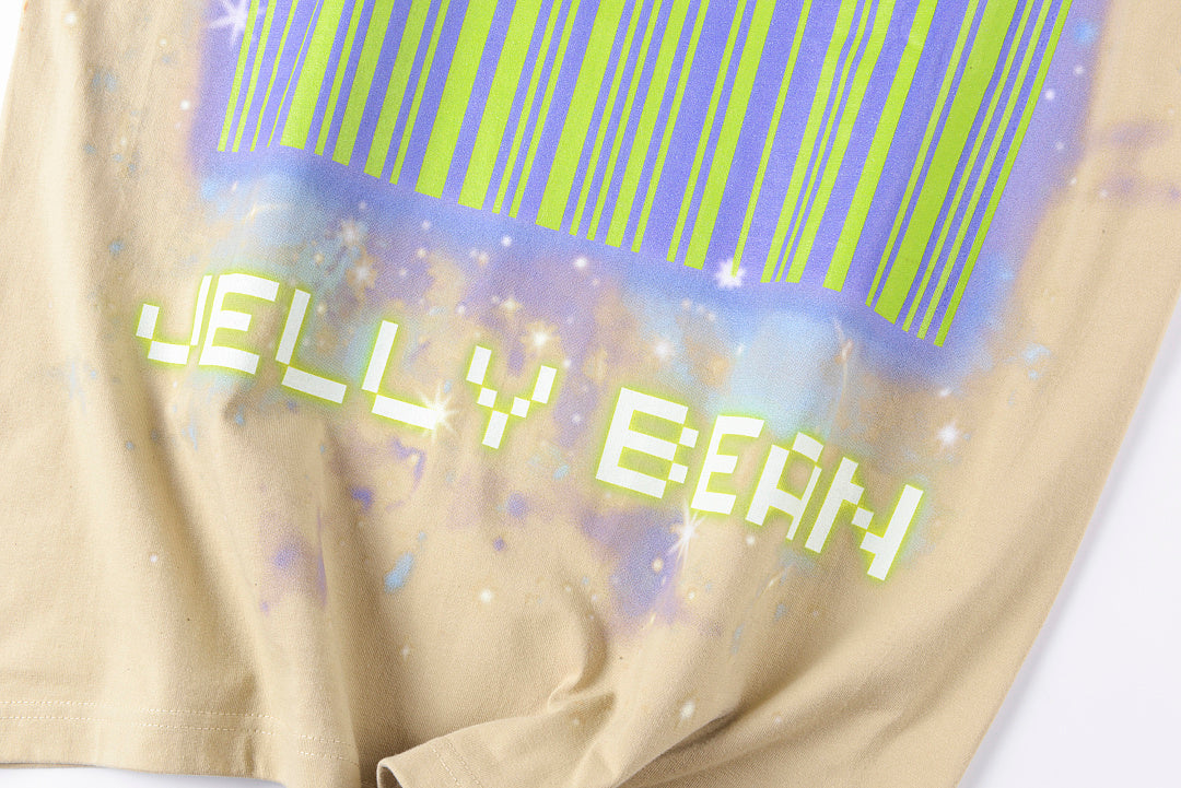 Jellybean Alien Ufo Rider Graphic T-Shirt - Cream - product image 9