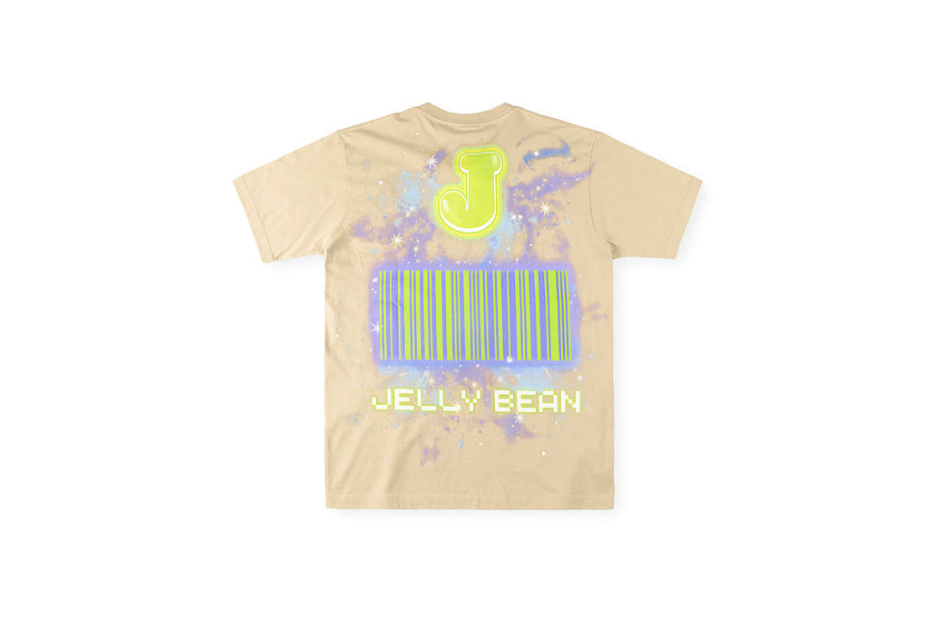 Jellybean Alien Ufo Rider Graphic T-Shirt - Cream - product image 2