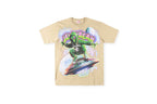 Jellybean Alien Ufo Rider Graphic T-Shirt - Cream - product image 1