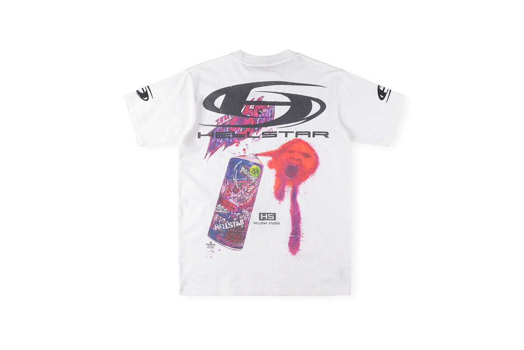 Hellstar Spray Paint Kid Graphic T-Shirt - Light Gray - product image 2