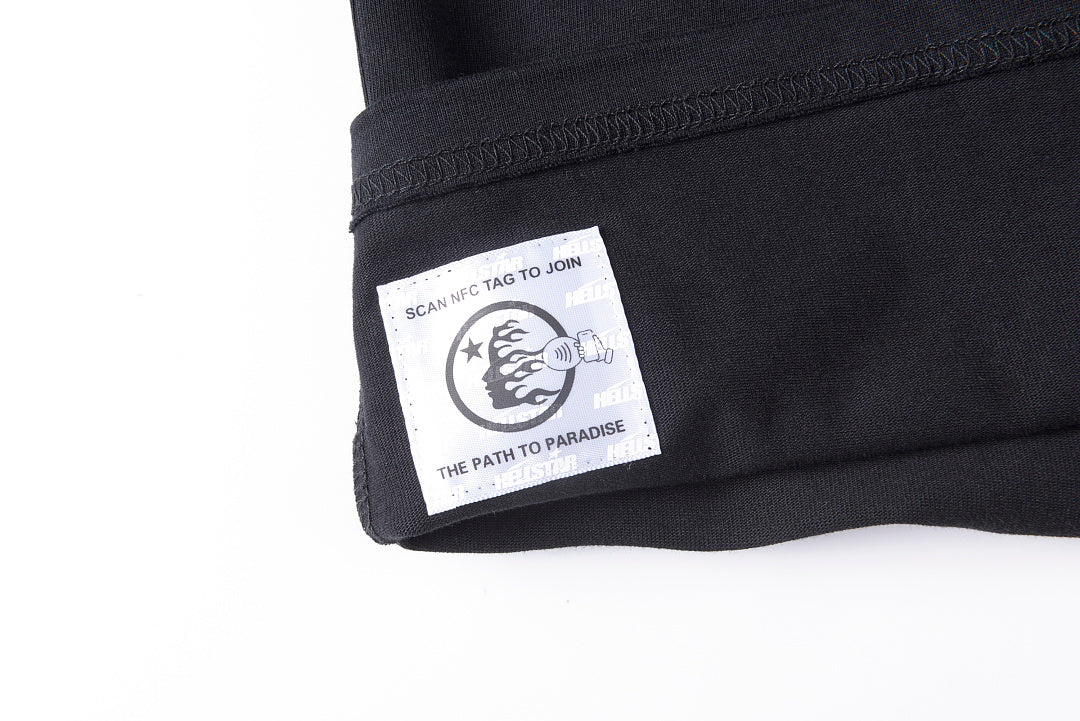 Hellstar Oversized Logo Graphic T-Shirt - Navy Black / White - product image 4