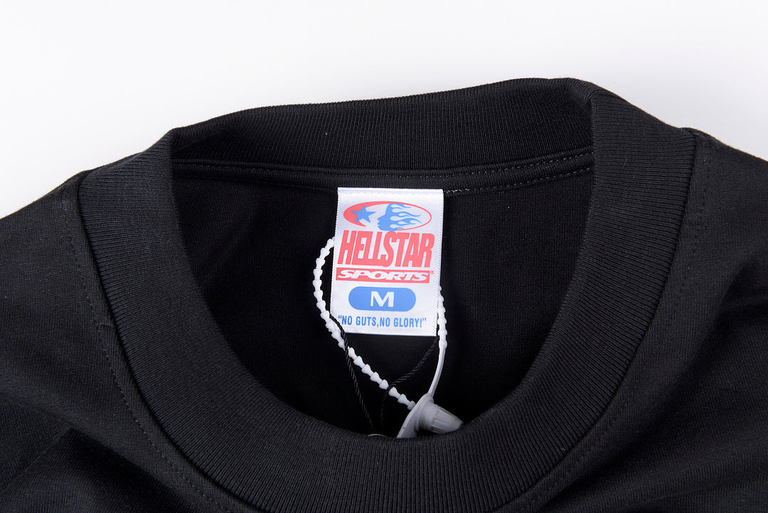 Hellstar Oversized Logo Graphic T-Shirt - Navy Black / White - product image 5