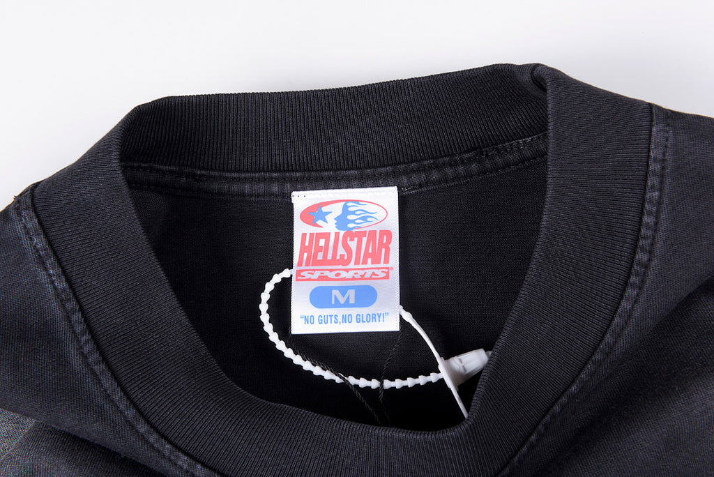Hellstar Zebra Logo Graphic T-Shirt - Charcoal / Light Gray - product image 5