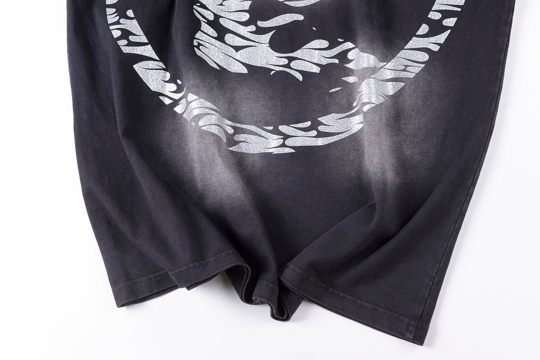 Hellstar Zebra Logo Graphic T-Shirt - Charcoal / Light Gray - product image 11