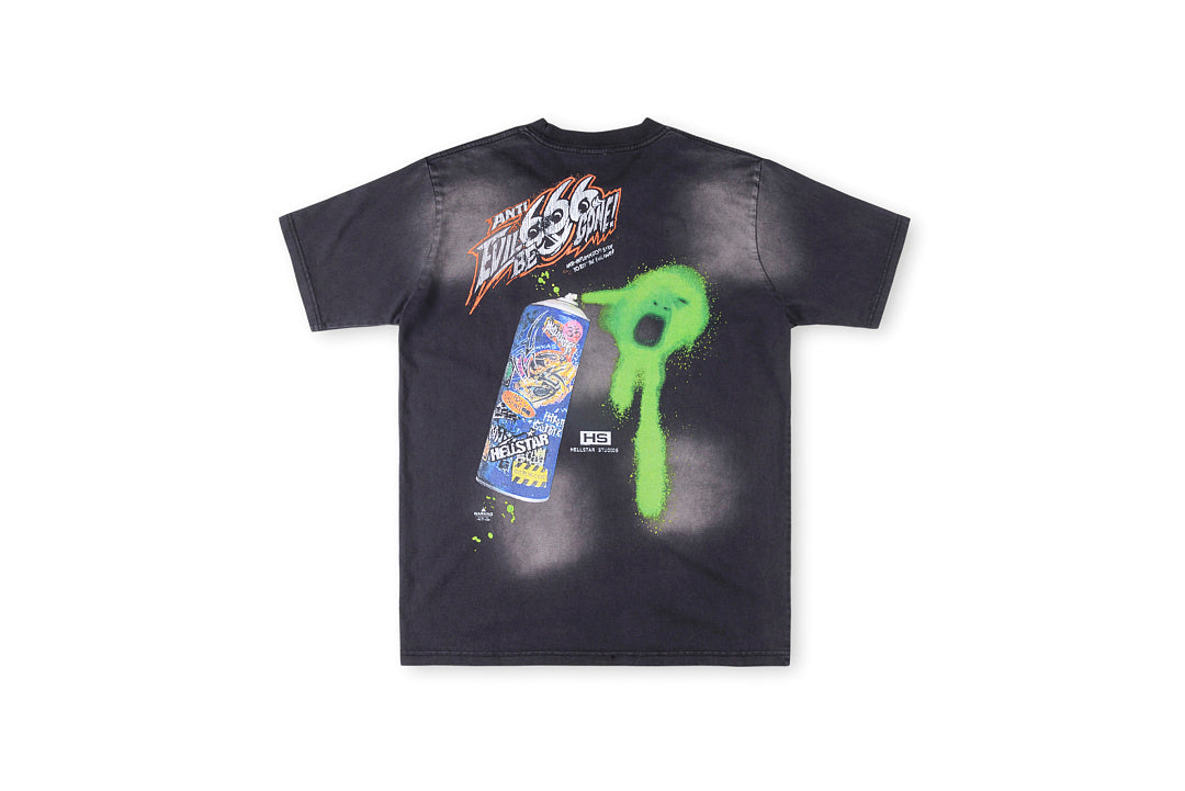 Hellstar Spray Can Graphic Washed T-Shirt - Charcoal - product image 2